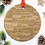 BLOCK WALL 2 Ornament (Round)  Front