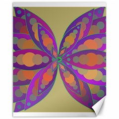 Fly-mandala Canvas 11  X 14  