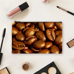 Chocolate Coffee Beans Cosmetic Bag (medium) 