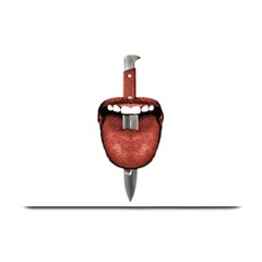 Tongue Cut By Kitchen Knife Photo Collage Plate Mats