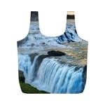GULLFOSS WATERFALLS 2 Full Print Recycle Bags (M)  Back