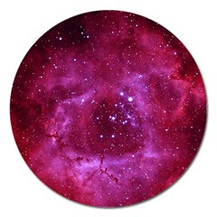Rosette Nebula 1 Magnet 5  (round) by trendistuff