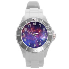 Milky Way Center Round Plastic Sport Watch (l)