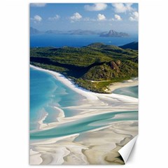 Whitehaven Beach 1 Canvas 24  X 36 