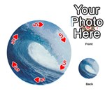 OCEAN WAVE 2 Playing Cards 54 (Round)  Front - Heart5