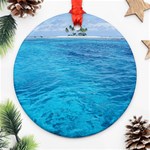 OCEAN ISLAND Ornament (Round)  Front