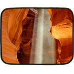 ANTELOPE CANYON 1 Double Sided Fleece Blanket (Mini)  35 x27  Blanket Back