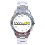 Logo Med Stainless Steel Analogue Watch