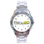 Logo Med Stainless Steel Analogue Watch