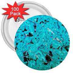 Aquamarine Collection 3  Buttons (100 Pack) 
