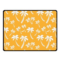 Summer Palm Tree Pattern Fleece Blanket (small)