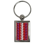 The Patriotic Flag Key Chains (Rectangle)  Front