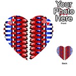 The Patriotic Flag Playing Cards 54 (Heart)  Front - Diamond10