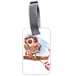 Owl Luggage Tags (Two Sides) Back
