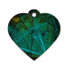 Weathered Dog Tag Heart (one Side) by SugaPlumsEmporium