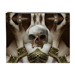 Skull Magic Cosmetic Bag (xl) by icarusismartdesigns