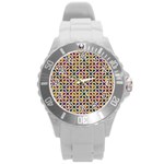 Funky Reg Round Plastic Sport Watch (L) Front