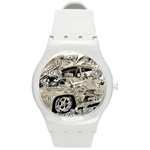 Old Ford Pick Up Truck  Round Plastic Sport Watch (M) Front