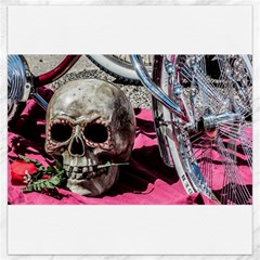 Skull And Bike Canvas 12  X 12  