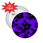 Violet Dark Hawaiian 2.25  Buttons (10 pack)  Front