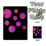 Pink abstraction Multi-purpose Cards (Rectangle)  Front 36