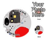 Playful abstraction Playing Cards 54 (Round)  Front - Joker1