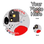 Playful abstraction Playing Cards 54 (Round)  Front - Joker2