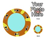 Abstract sun Playing Cards 54 (Round)  Front - Spade5