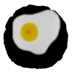 Egg Large 18  Premium Flano Round Cushions