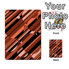 Orange Pattern Multi-purpose Cards (rectangle) 