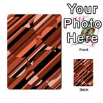 Orange pattern Multi-purpose Cards (Rectangle)  Front 3