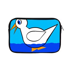 White Duck Apple Ipad Mini Zipper Cases by Valentinaart