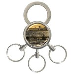 River Plater River Scene At Montevideo 3-Ring Key Chains Front