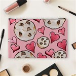 Chocolate Chip Cookies Cosmetic Bag (Large)  Back