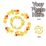 Daffodils Illustration  Playing Cards 54 (Round)  Front - Heart2