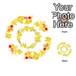 Daffodils Illustration  Playing Cards 54 (Round)  Front - DiamondJ
