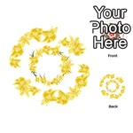 Daffodils Illustration  Playing Cards 54 (Round)  Back
