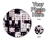 Abstract city landscape Multi-purpose Cards (Round)  Back 1