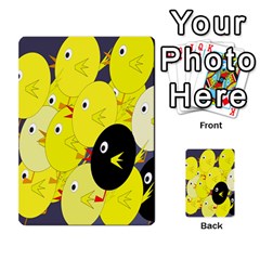 Yellow Flock Multi-purpose Cards (rectangle) 