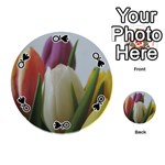 Colored by Tulips Playing Cards 54 (Round)  Front - SpadeQ