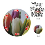 Colored by Tulips Playing Cards 54 (Round)  Front - Heart5