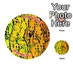 Gentle yellow abstract art Playing Cards 54 (Round)  Front - Joker2