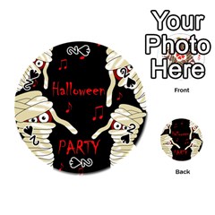 Halloween Mummy Party Playing Cards 54 (round) 