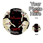 Halloween mummy party Playing Cards 54 (Round)  Front - Joker1