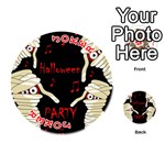 Halloween mummy party Playing Cards 54 (Round)  Front - Joker2