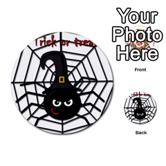 Halloween Cute Spider Multi-purpose Cards (round) 