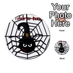 Halloween cute spider Multi-purpose Cards (Round)  Front 37