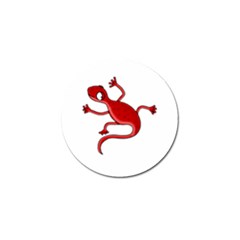Red Lizard Golf Ball Marker (4 Pack)