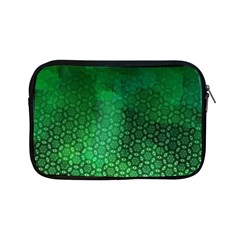 Ombre Green Abstract Forest Apple Ipad Mini Zipper Cases by DanaeStudio