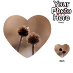 2  Verwelkte Kugeldistel Multi-purpose Cards (Heart)  Back 34